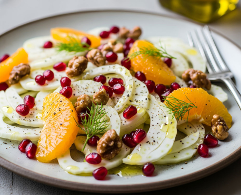 Insalata invernale con melograno